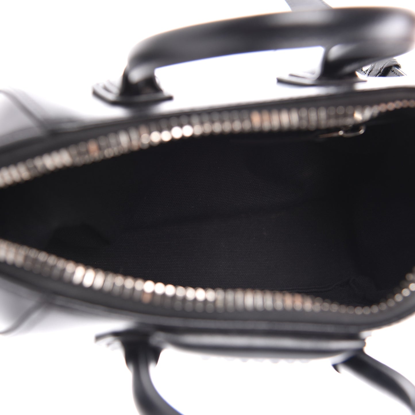 Shiny Lord Calfskin Mini Antigona Black
