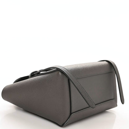 Celine Grained Calfskin Nano Belt Bag Grey 3 of 9