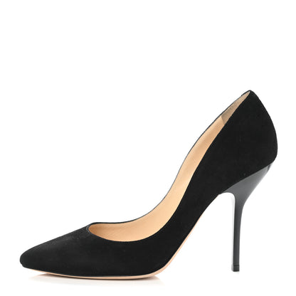 Jimmy Choo Suede Agnes Pumps 36.5 Black 1 of 9