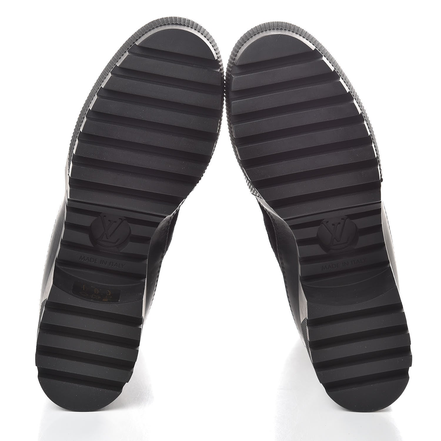 Louis Vuitton Suede Calfskin Monogram LV Black Heart Laureate Platform Desert Boots 37 Black 6 of 6