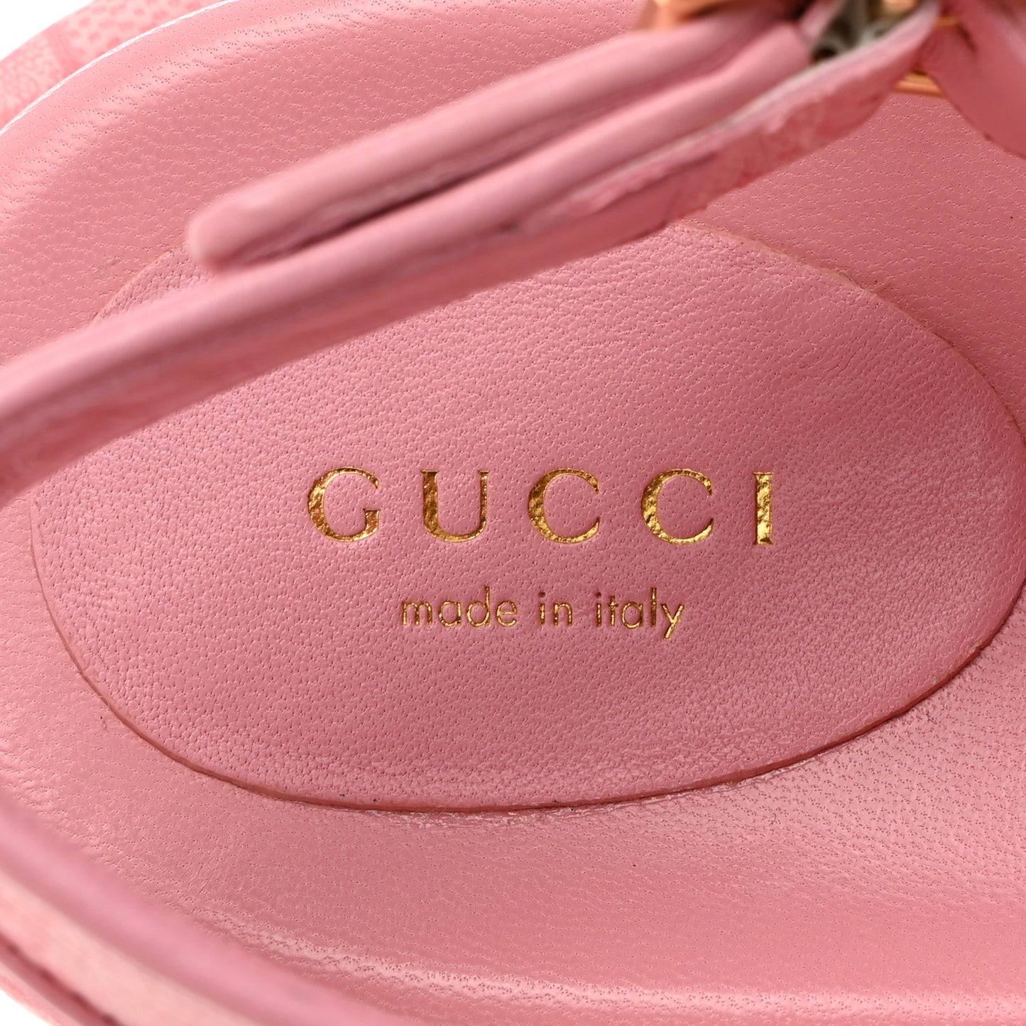 GG Supreme Monogram Granada Kid Angelina Platform 35mm Slingback Sandals 40 Cotton Candy Dark Cotton Candy Wild Rose