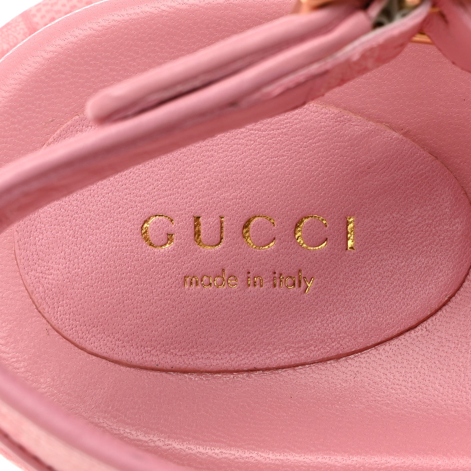 Gucci GG Supreme Monogram Granada Kid Angelina Platform 35mm Slingback Sandals 40 Cotton Candy Dark Cotton Candy Wild Rose 7 of 9
