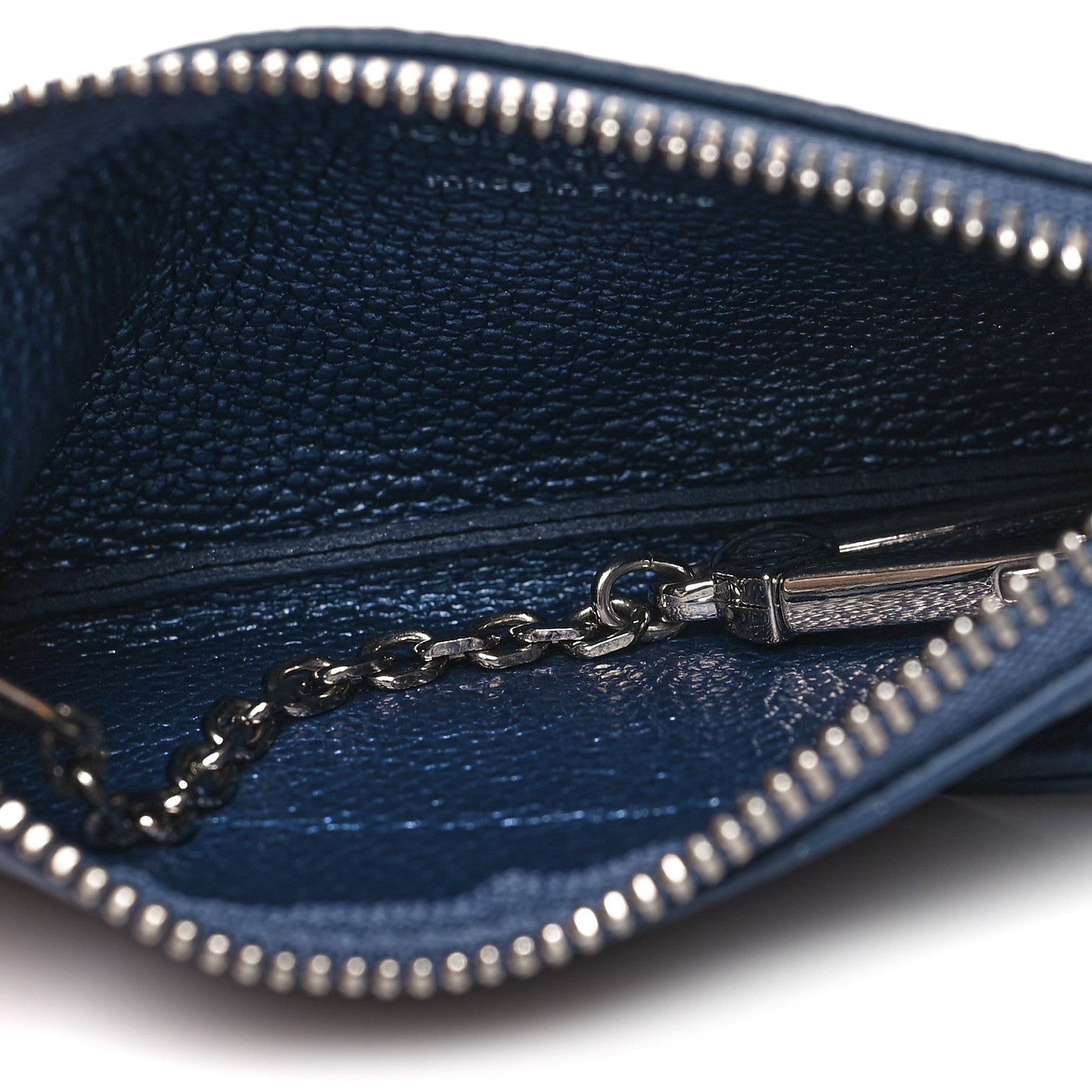 Louis Vuitton Metallic Empreinte Monogram Giant Key Pouch Navy Nacre 5 of 7