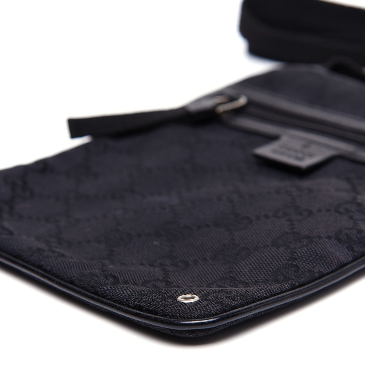 Monogram Small Messenger Black