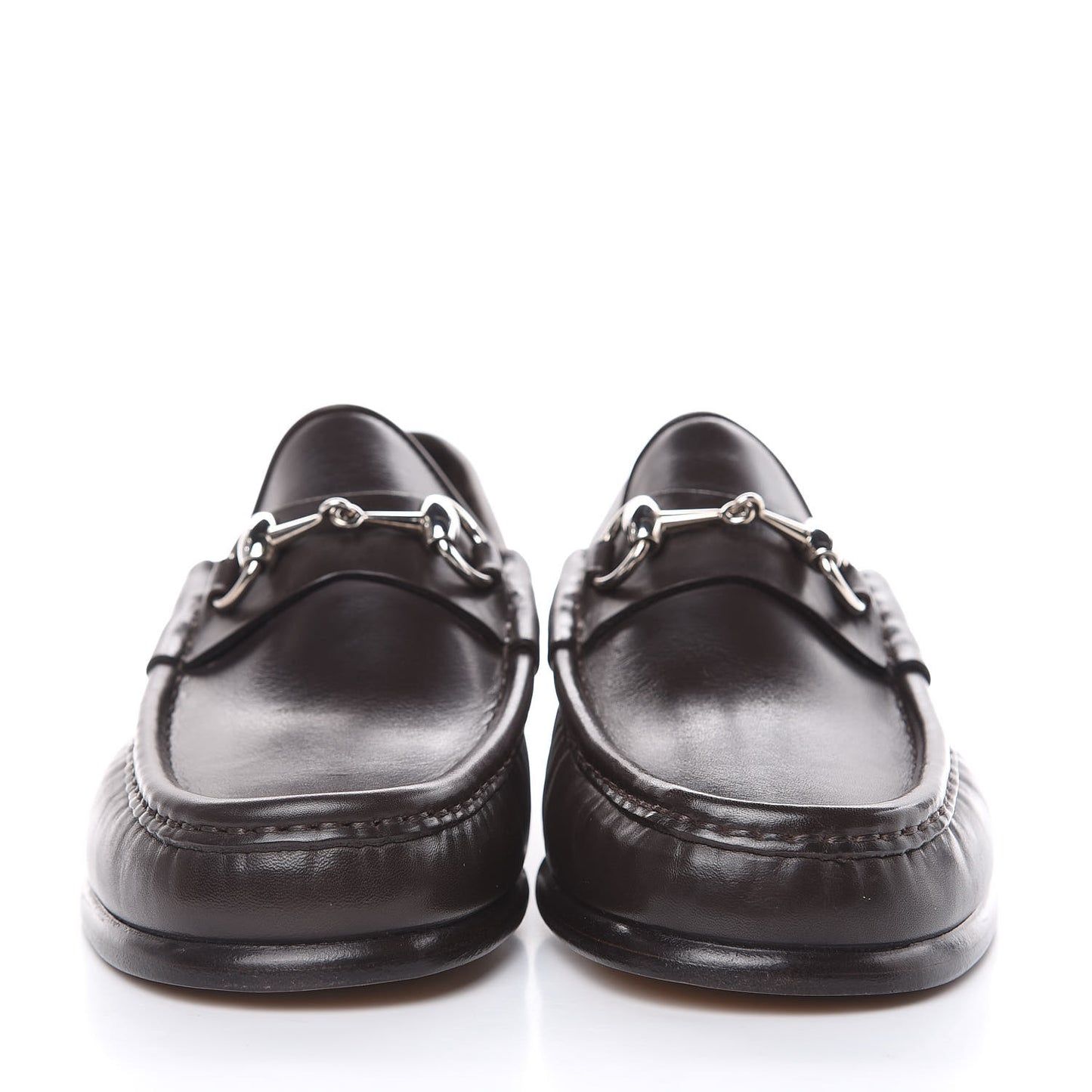 Calfskin Mens 1953 Horsebit Loafers 6 Marrone