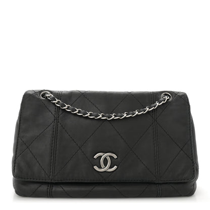 Chanel Lambskin Quilted Large Soft Touch Flap Black 1 of 13