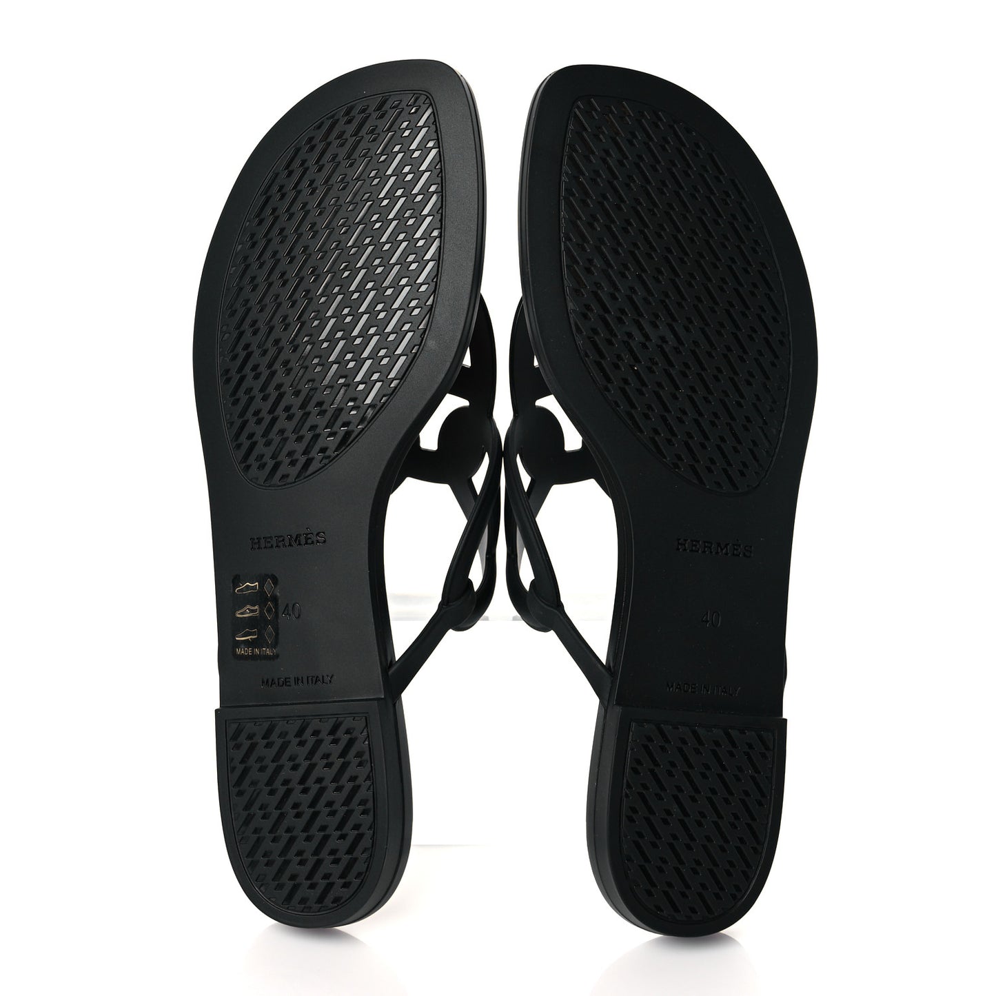 Rubber Womens Egerie Sandals 40 Black
