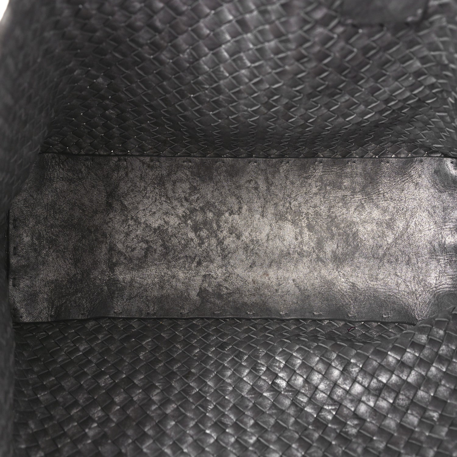 Bottega Veneta Metallic Nappa Intrecciato Medium Moon Cabat Silver 6 of 11