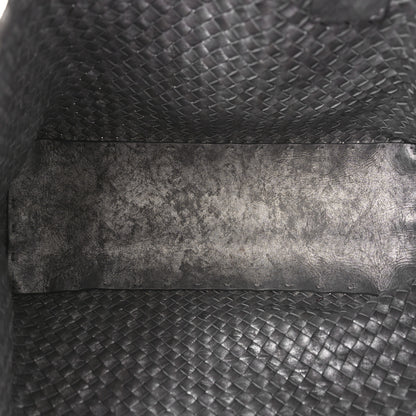 Bottega Veneta Metallic Nappa Intrecciato Medium Moon Cabat Silver 6 of 11
