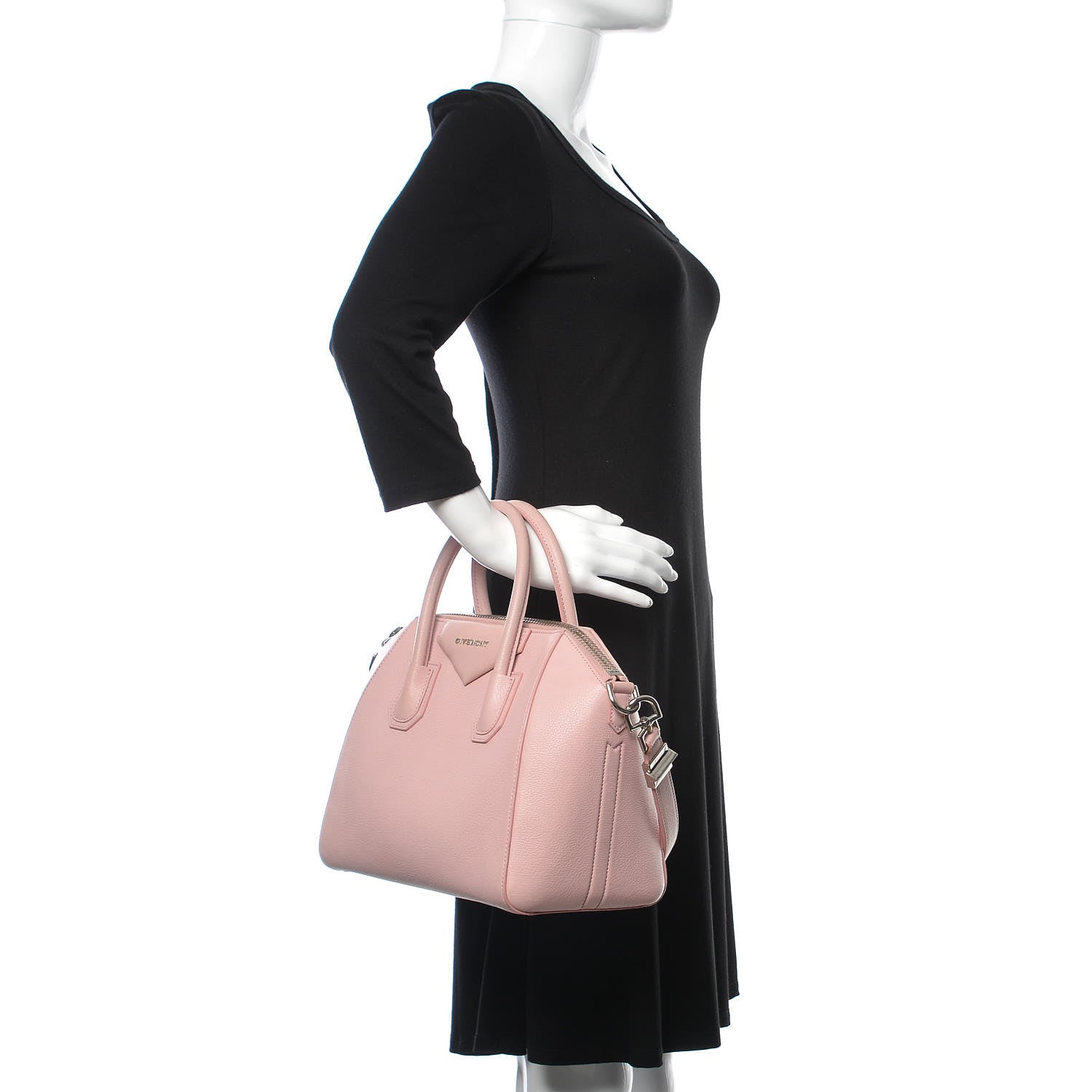 Givenchy Sugar Goatskin Small Antigona Pale Pink 3 of 12