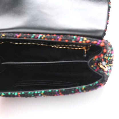 Saint Laurent Tweed Toy Loulou Shoulder Bag Black 5 of 12