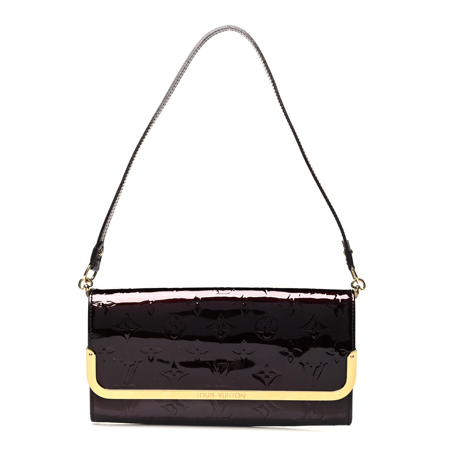 Louis Vuitton Vernis Rossmore MM Amarante 1 of 7
