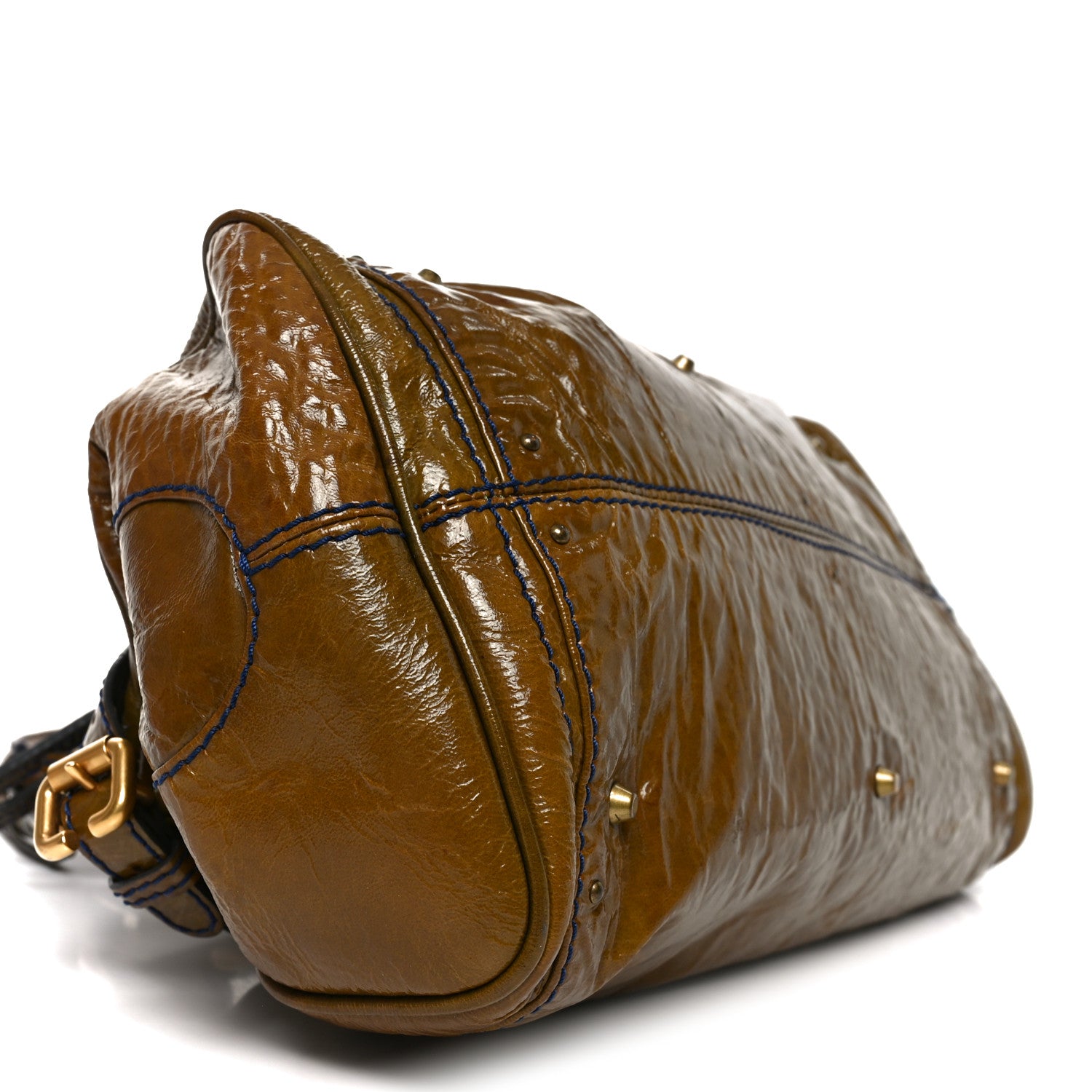 Chloe Crinkled Patent Medium Paddington Satchel 9 of 11