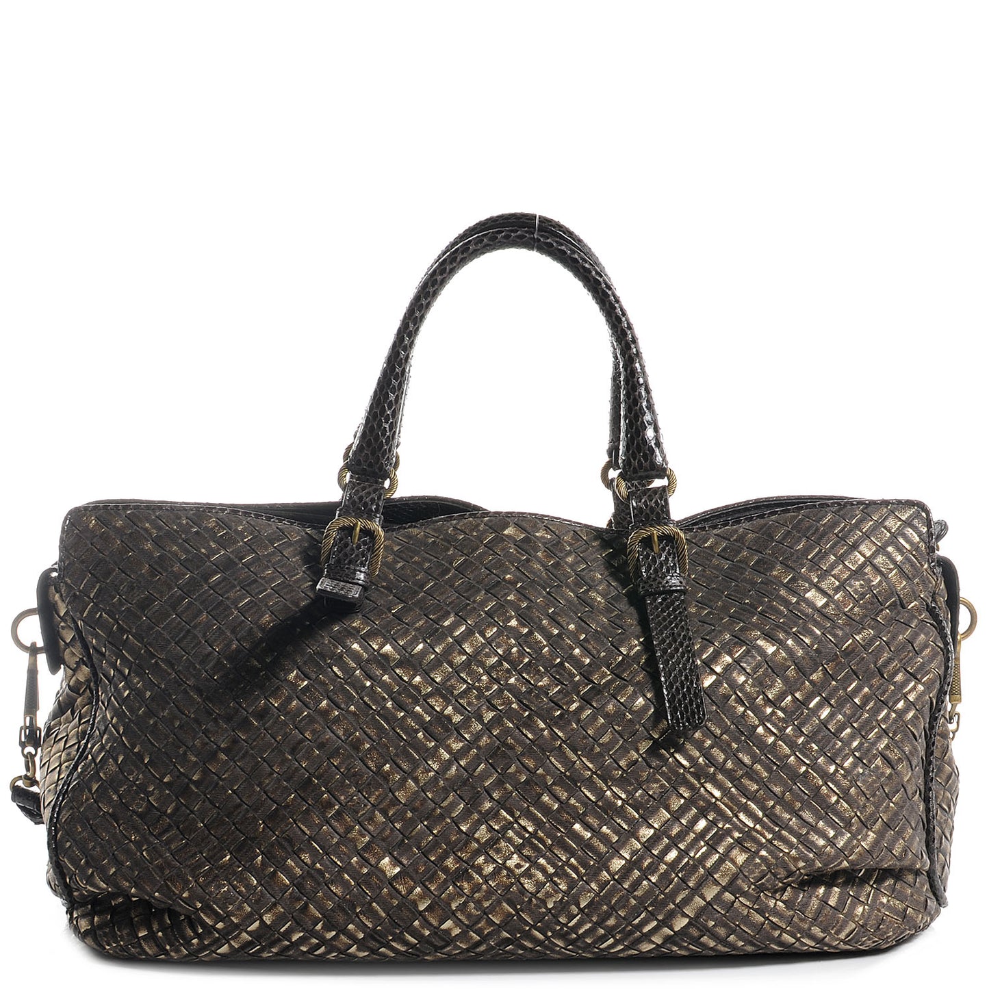 Intrecciato Snakeskin Burnished