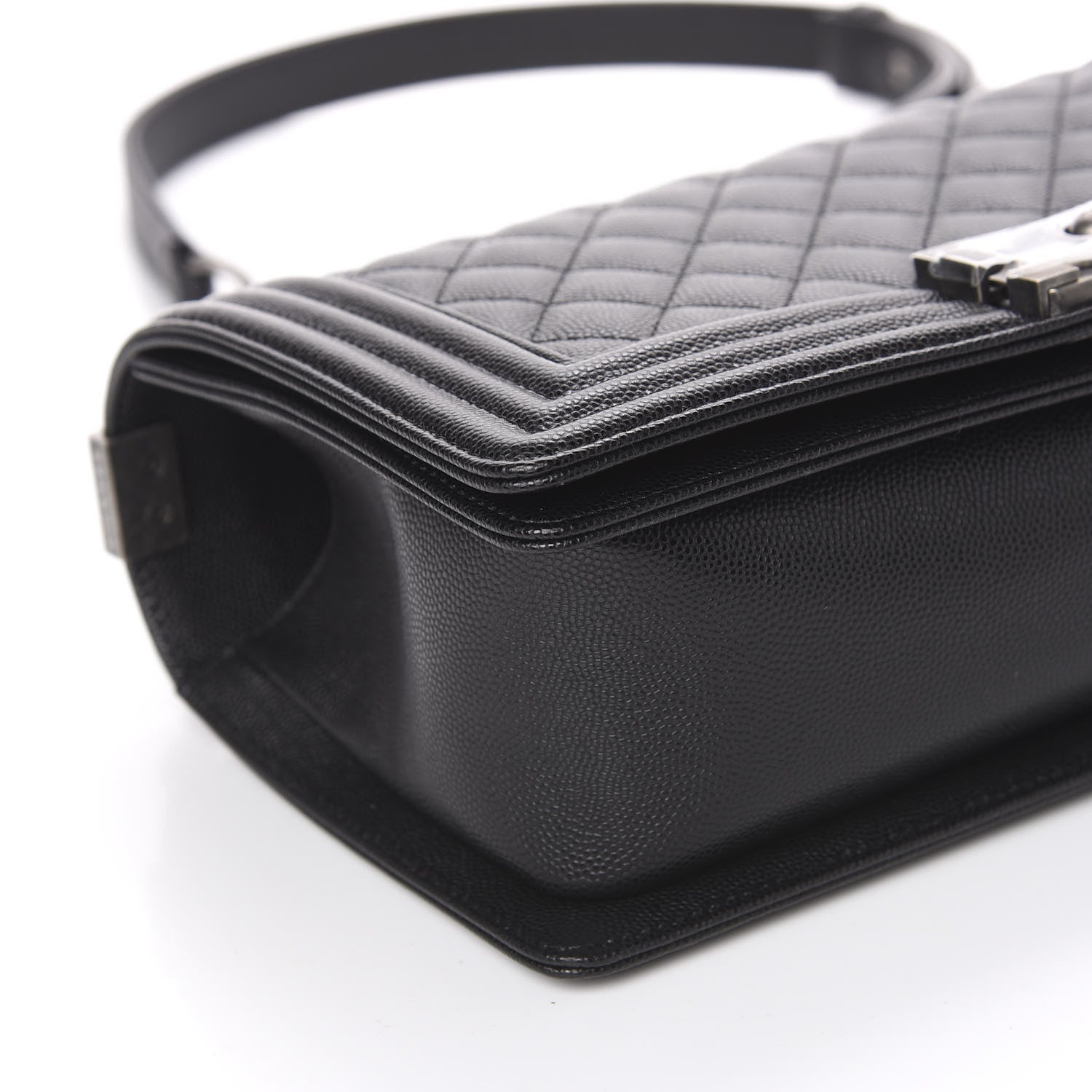 Chanel Caviar Quilted Medium Boy Flap Black 9 of 10