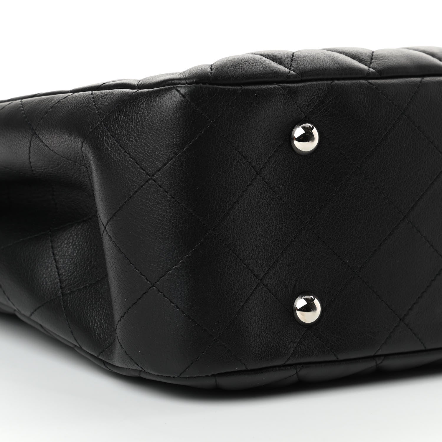 Chanel Calfskin Quilted Large Classic Shopping Tote Black 9 of 10
