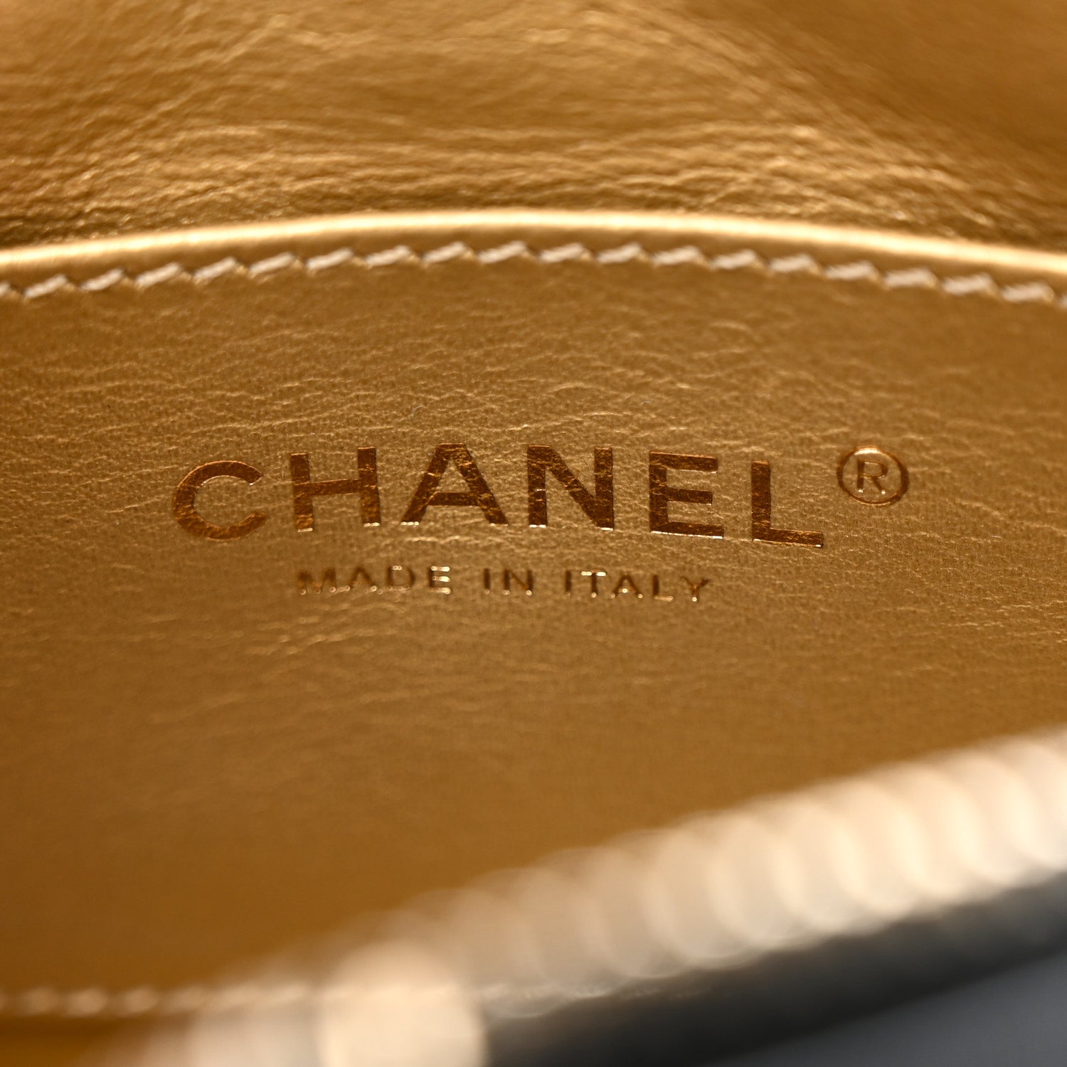 Chanel Lambskin Quilted CC Pearl Crush Camera Case Black 6 of 13