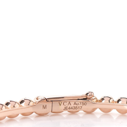Van Cleef & Arpels 18K Rose Gold Perlee Pearls of Gold Bracelet M 3 of 3