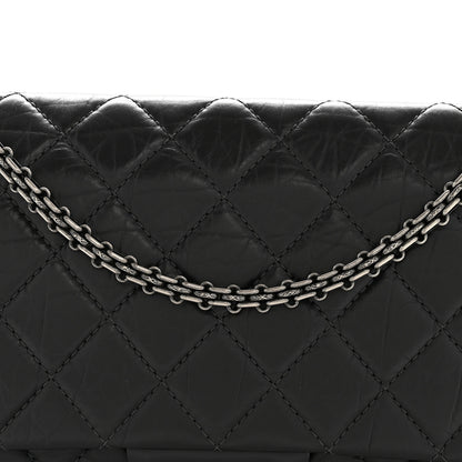 Chanel Aged Calfskin Quilted 2.55 Reissue 227 Flap Dark Grey 8 of 13
