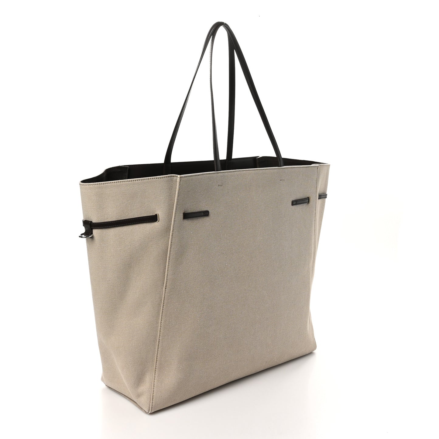 Canvas Large Voyou Tote Army Beige