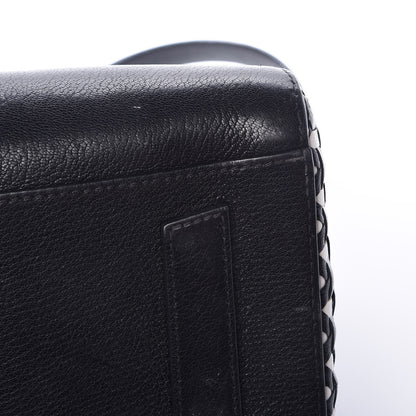 Givenchy Sugar Goatskin Woven Small Antigona Black White 10 of 14