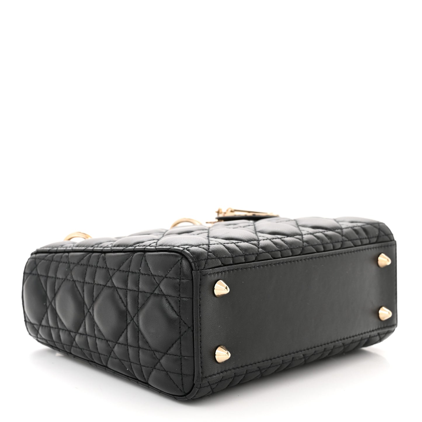 Lambskin Cannage Small My ABCDior Lady Dior Black