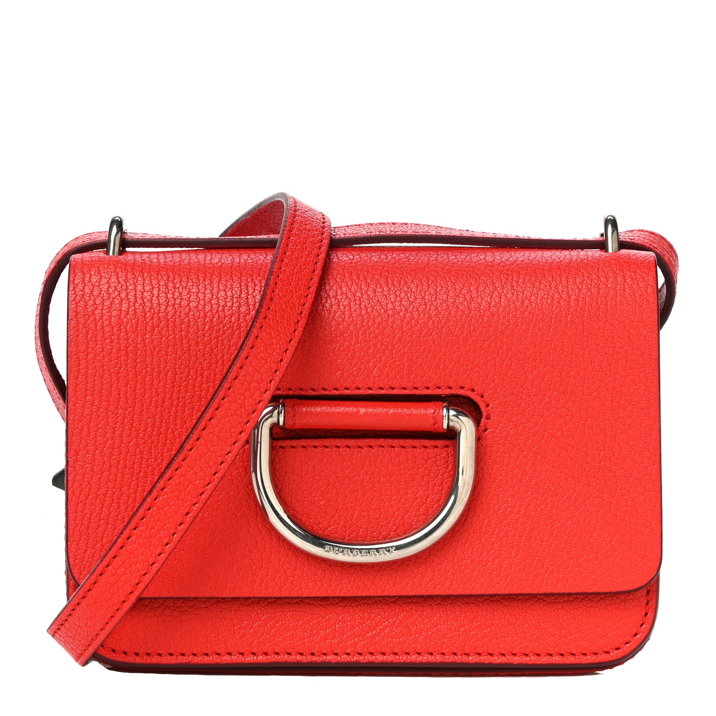 Goatskin Mini D-Ring Bag Bright Red