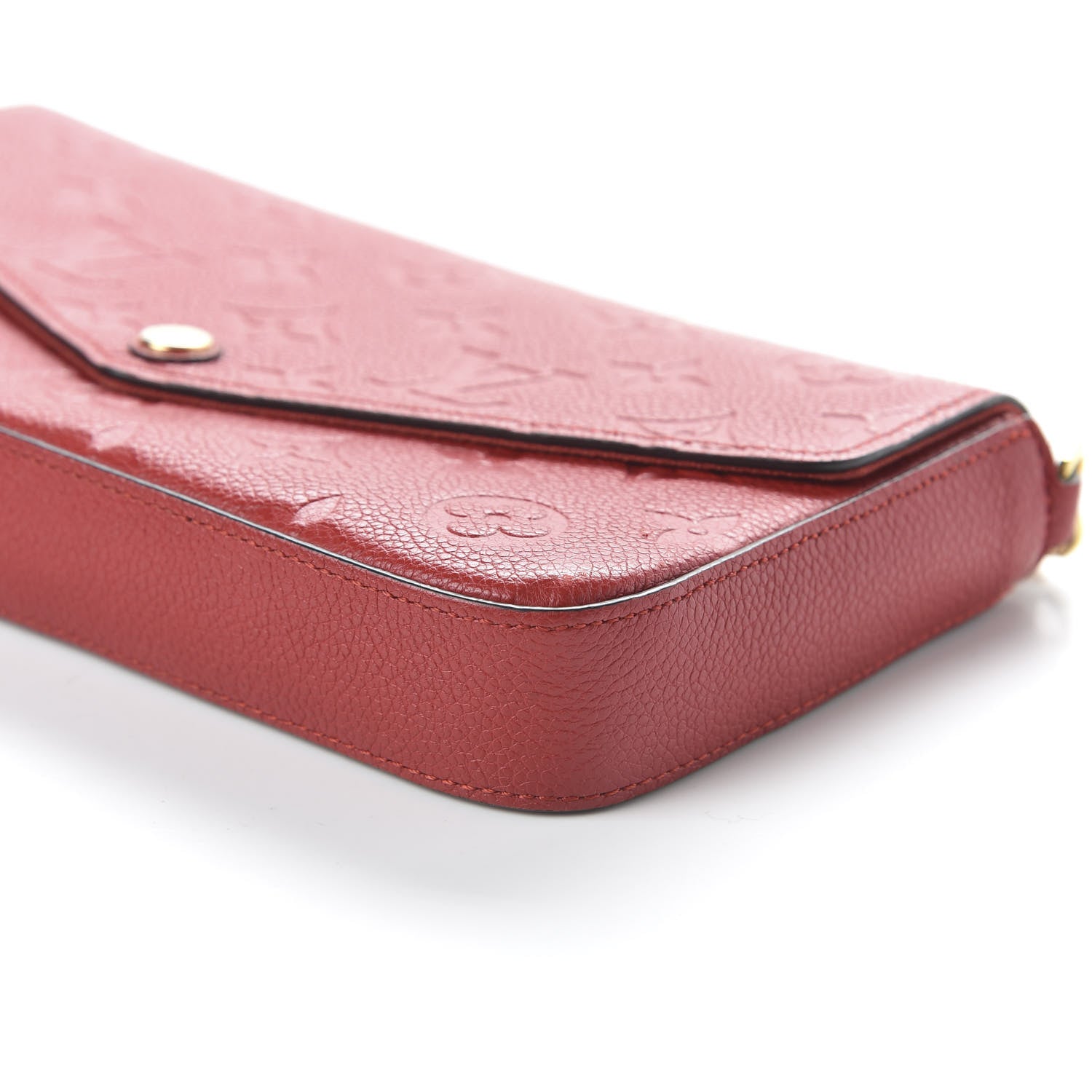 Louis Vuitton Empreinte Pochette Felicie Chain Wallet Cherry 8 of 10