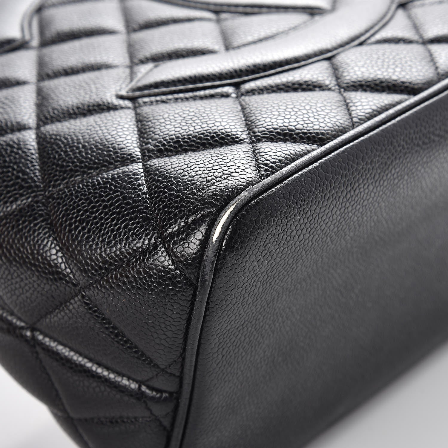 Chanel Caviar Quilted Medallion Tote Black 7 of 12