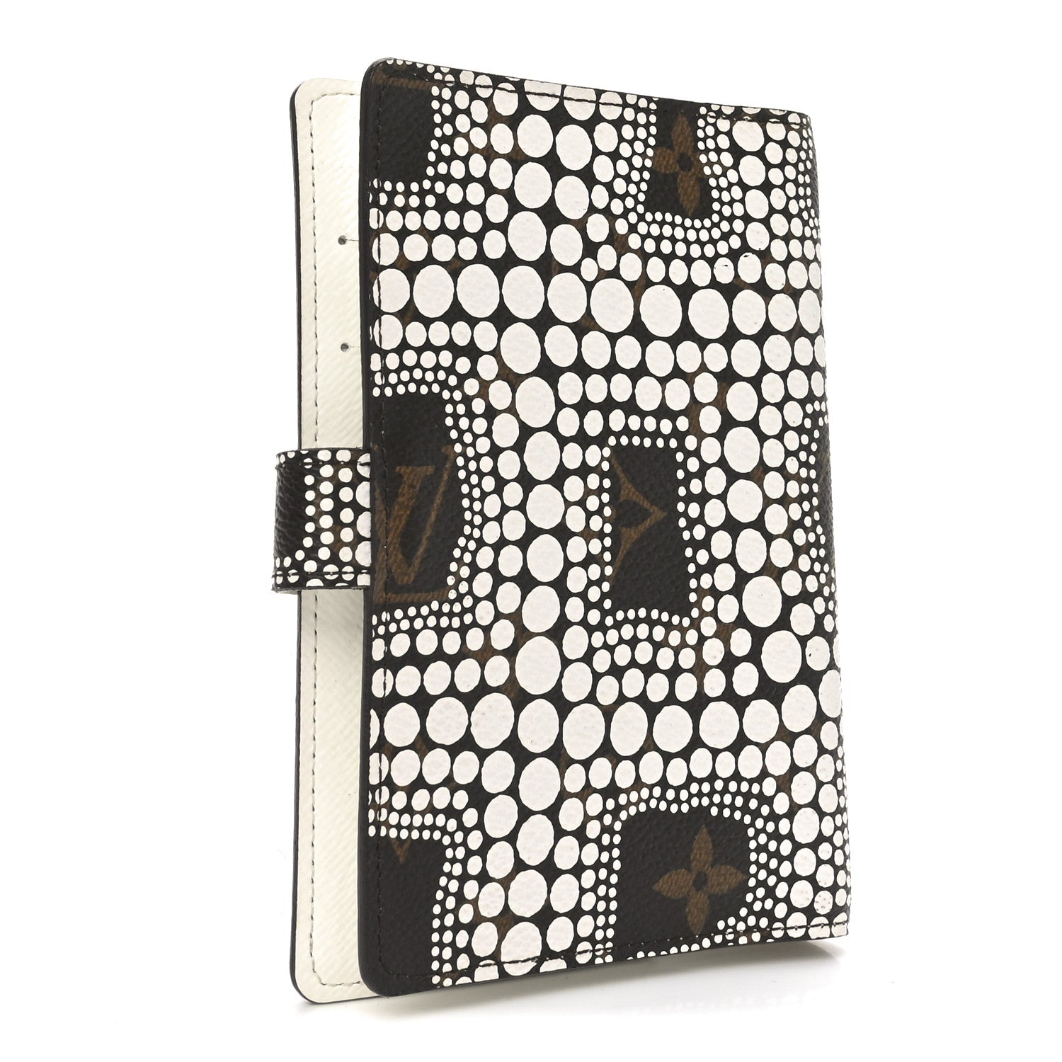 Louis Vuitton Monogram Kusama Town Small Ring Agenda White 3 of 6