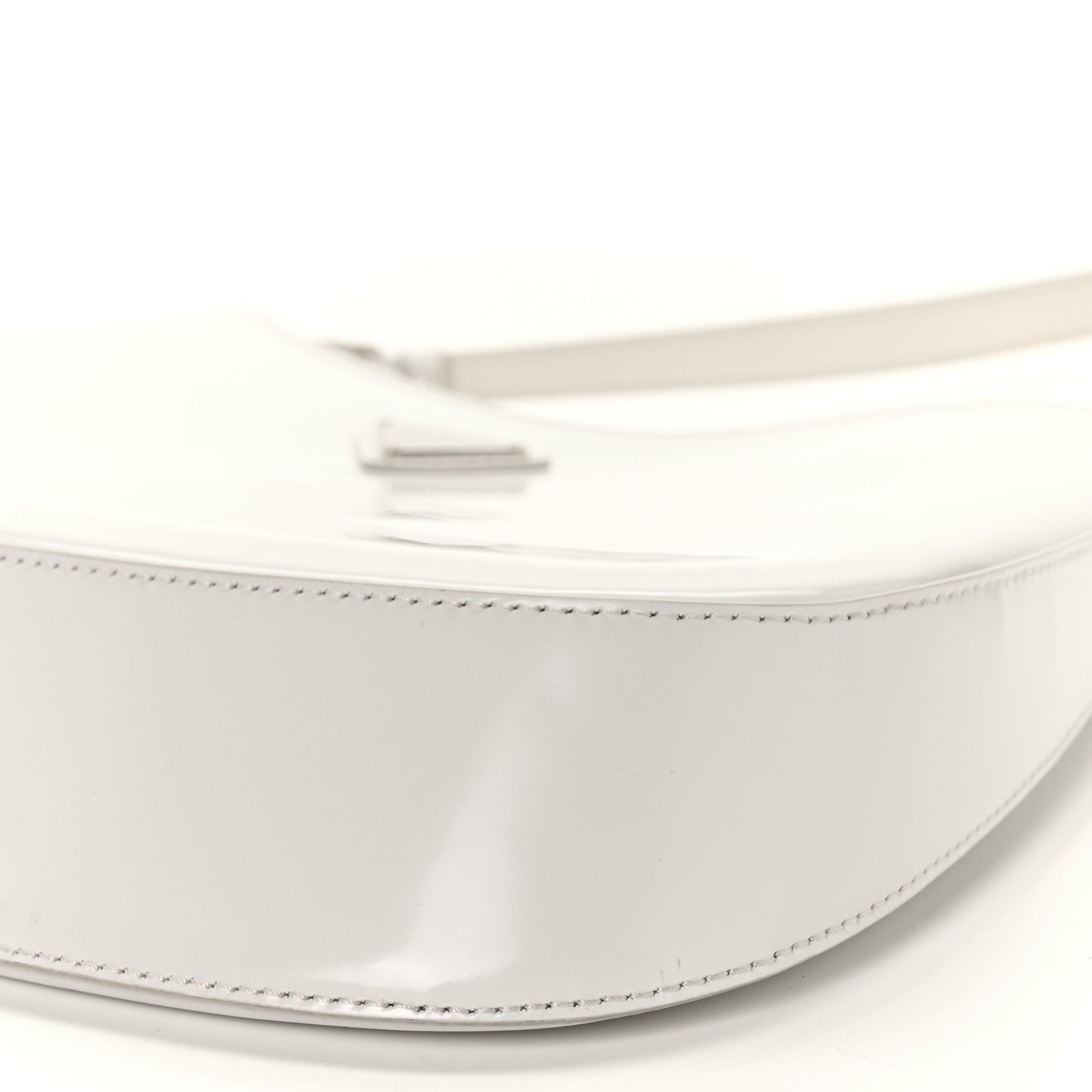 Spazzolato Cleo Shoulder Bag White