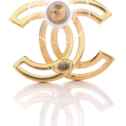 Chanel Metal Obazine CC Earrings Gold 3 of 5