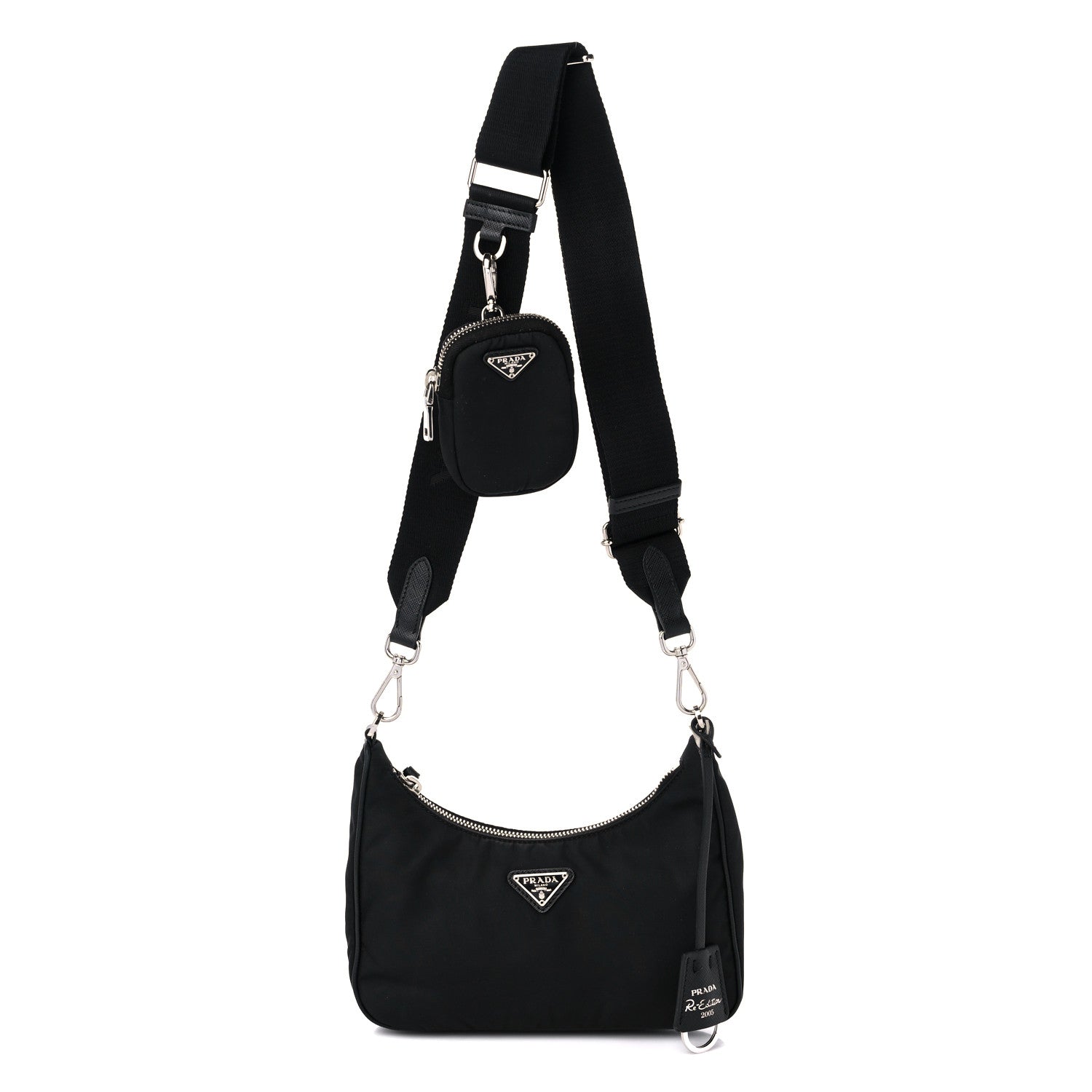 Prada Nylon Re-Edition 2005 Shoulder Bag Black 1 of 10