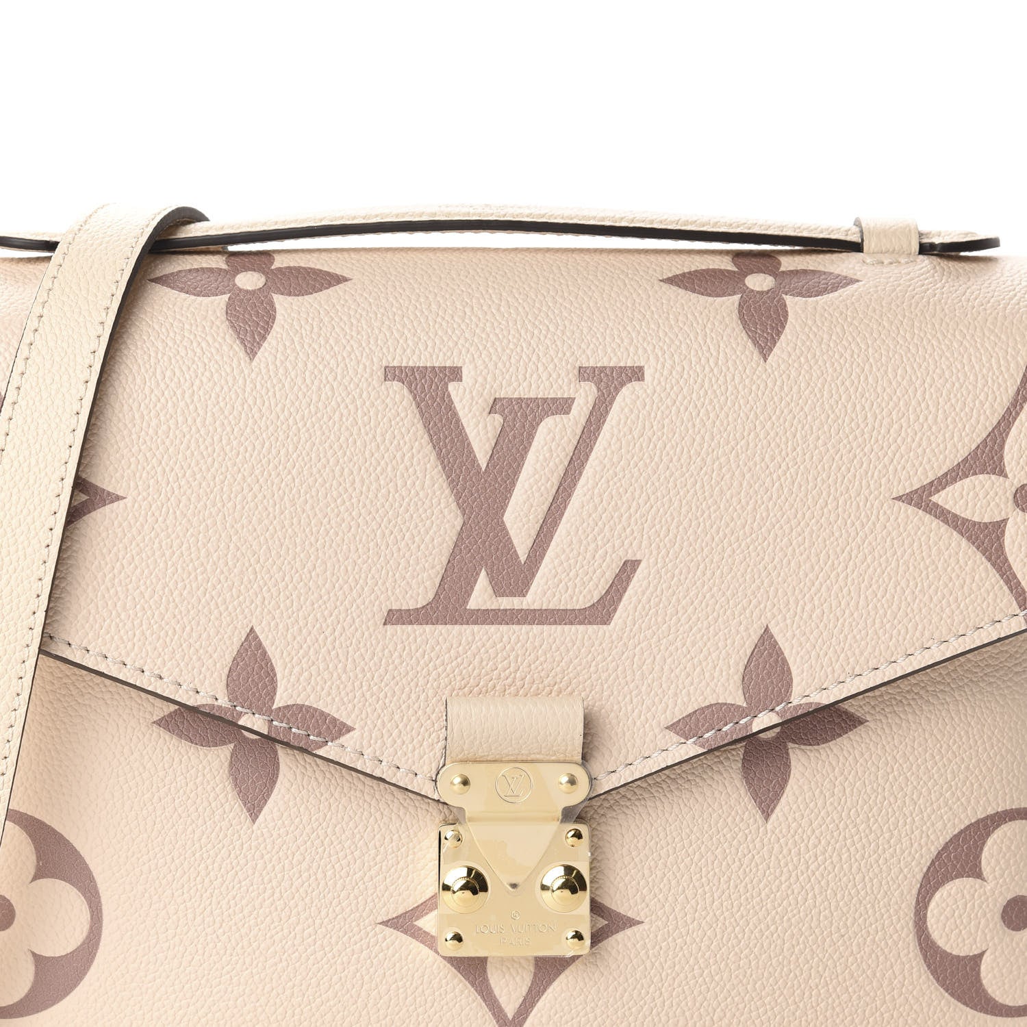Louis Vuitton Empreinte Monogram Giant Pochette Metis Creme Bois De Rose 9 of 9