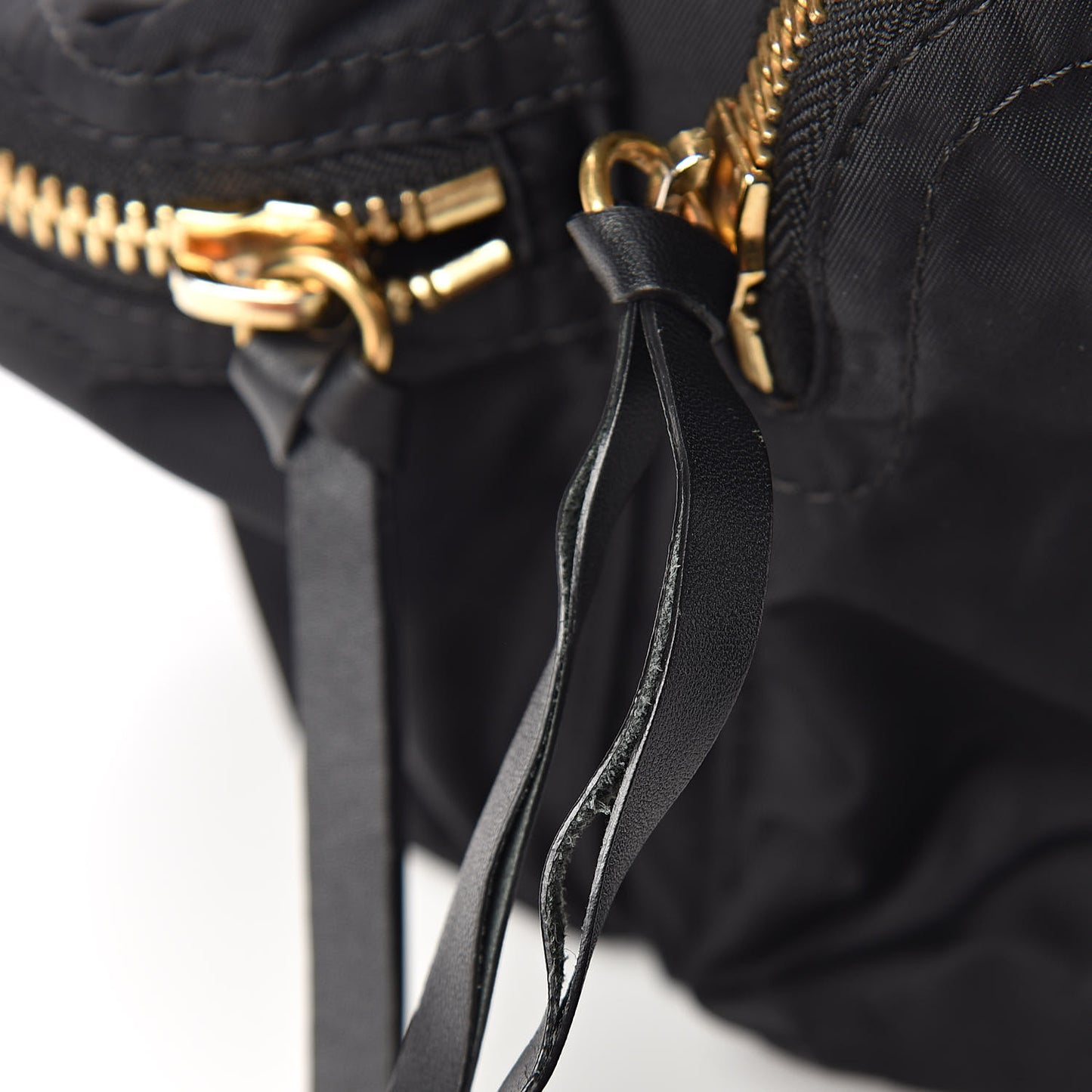 Nylon Medium Rucksack Backpack Black