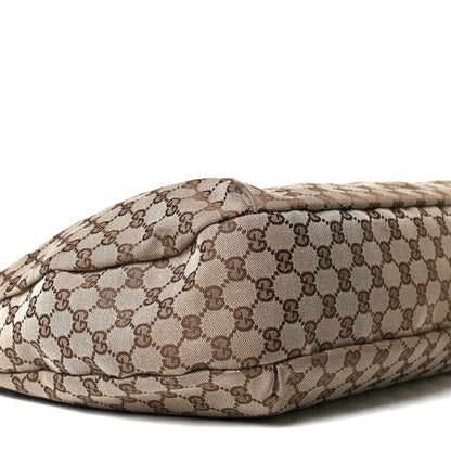 Gucci Monogram Large New Ladies Web Hobo Dark Brown 10 of 16