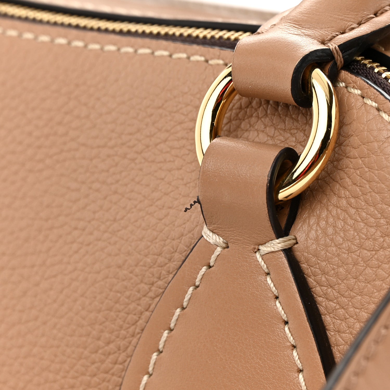 Chloe Calfskin Small Daria Cement Brown 12 of 13