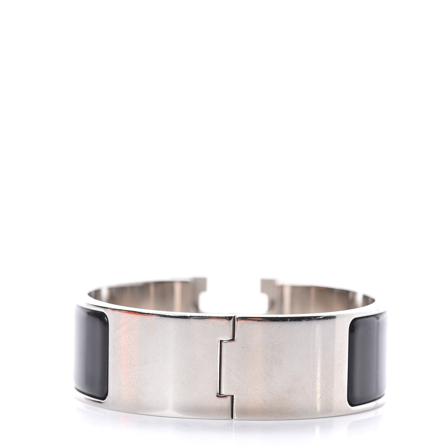 Enamel Wide Clic Clac H Bracelet PM Black