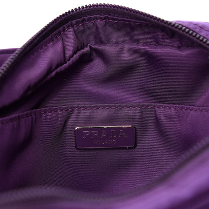 Prada Tessuto Nylon Saffiano Cosmetic Pouch Ciclamino 5 of 8