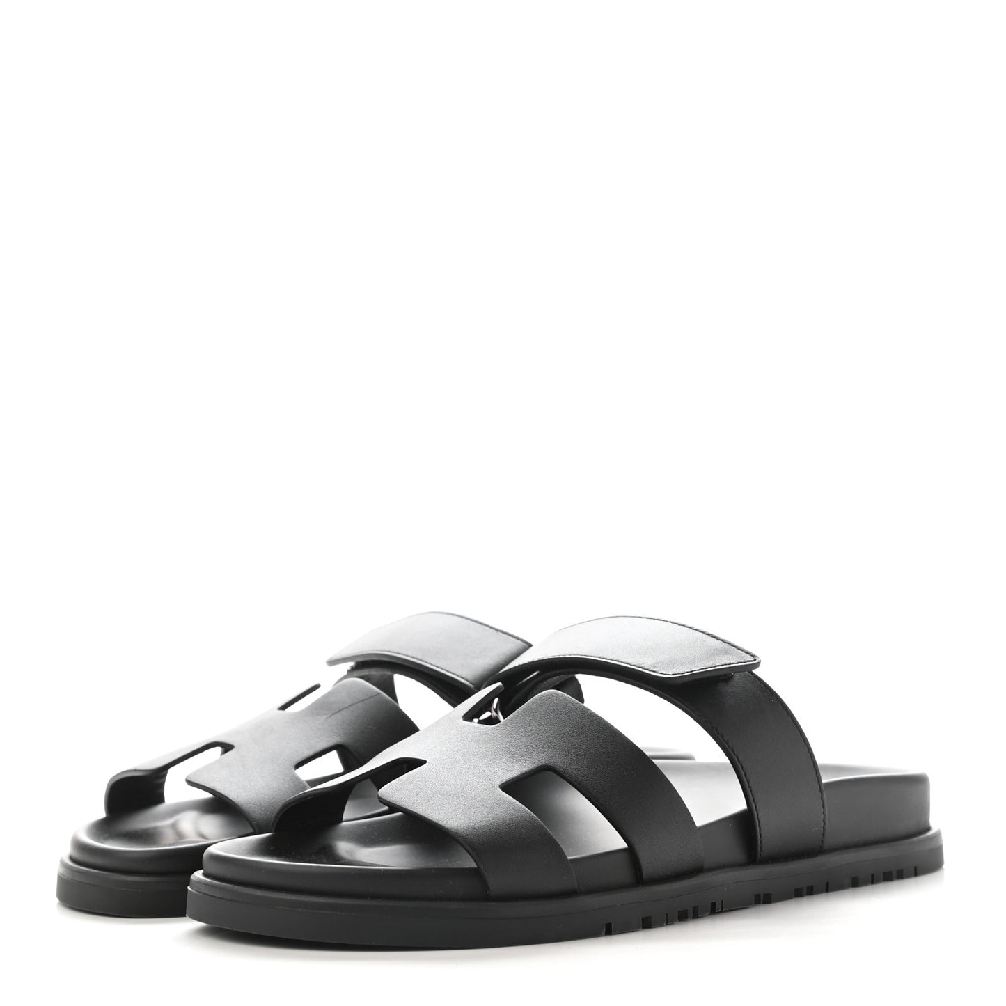 Calfskin Womens Chypre Sandals 37 Black