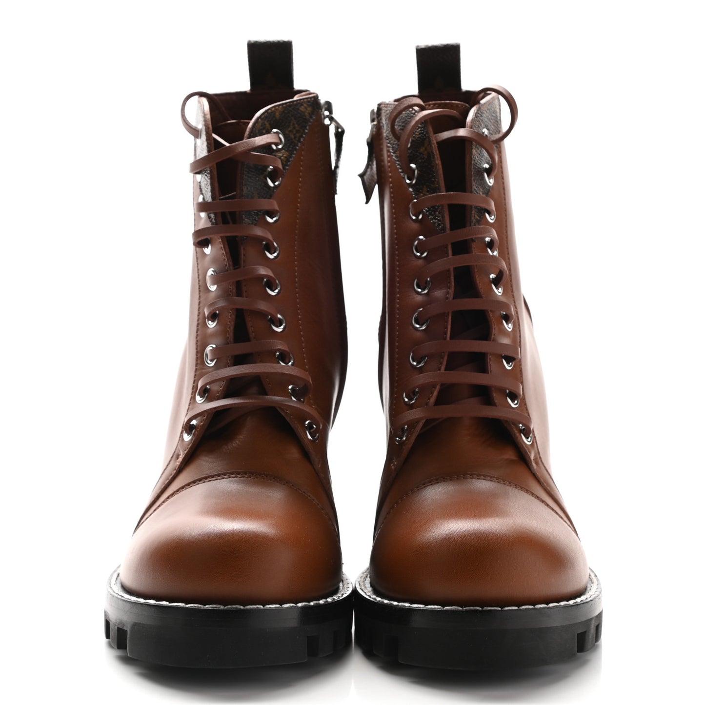 Calfskin Monogram Star Trail Ankle Boots 41 Cognac