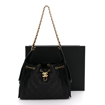Chanel Caviar Quilted Small Chanel 25 Handbag Black 11 of 11