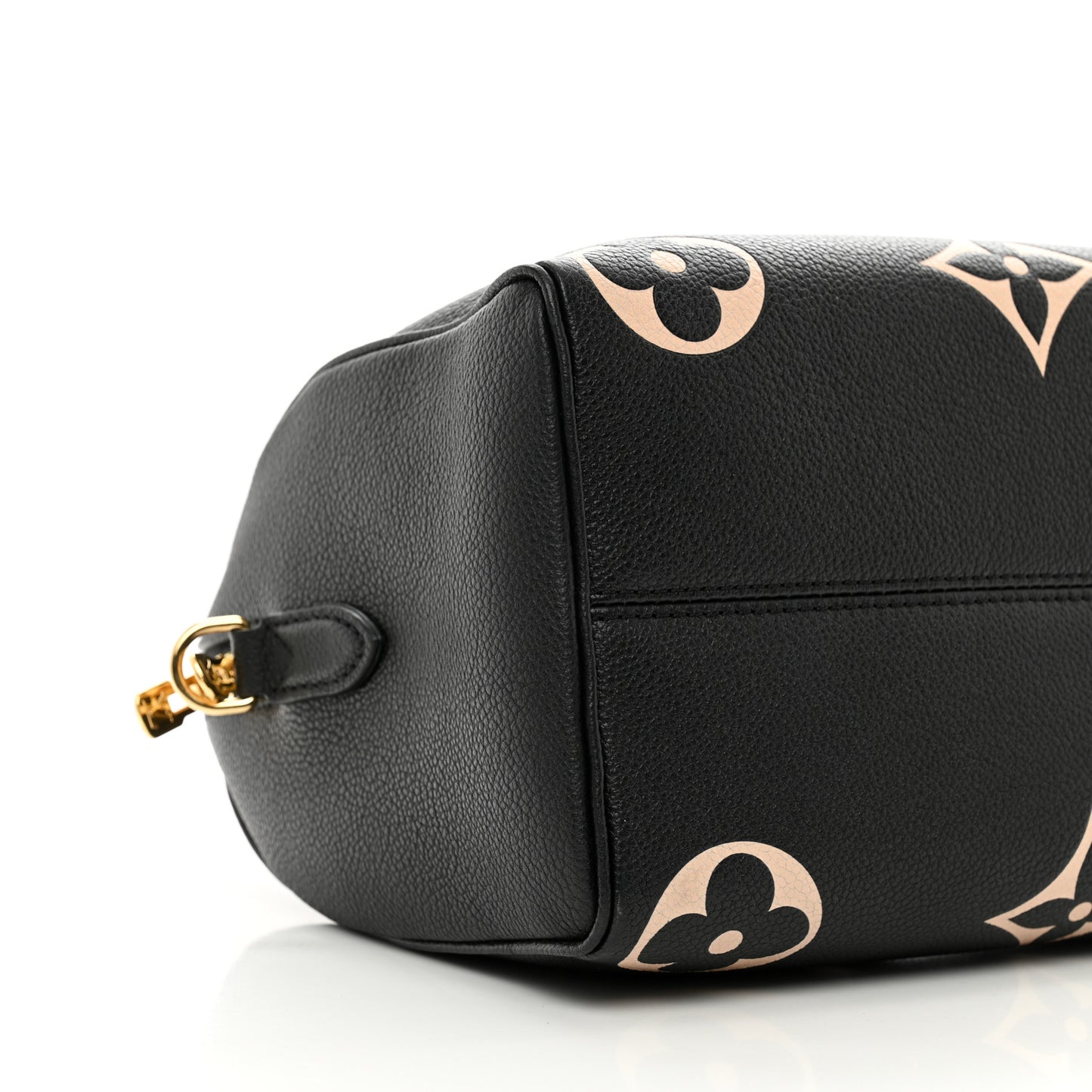 Empreinte Monogram Giant Speedy Bandouliere 25 Black Beige