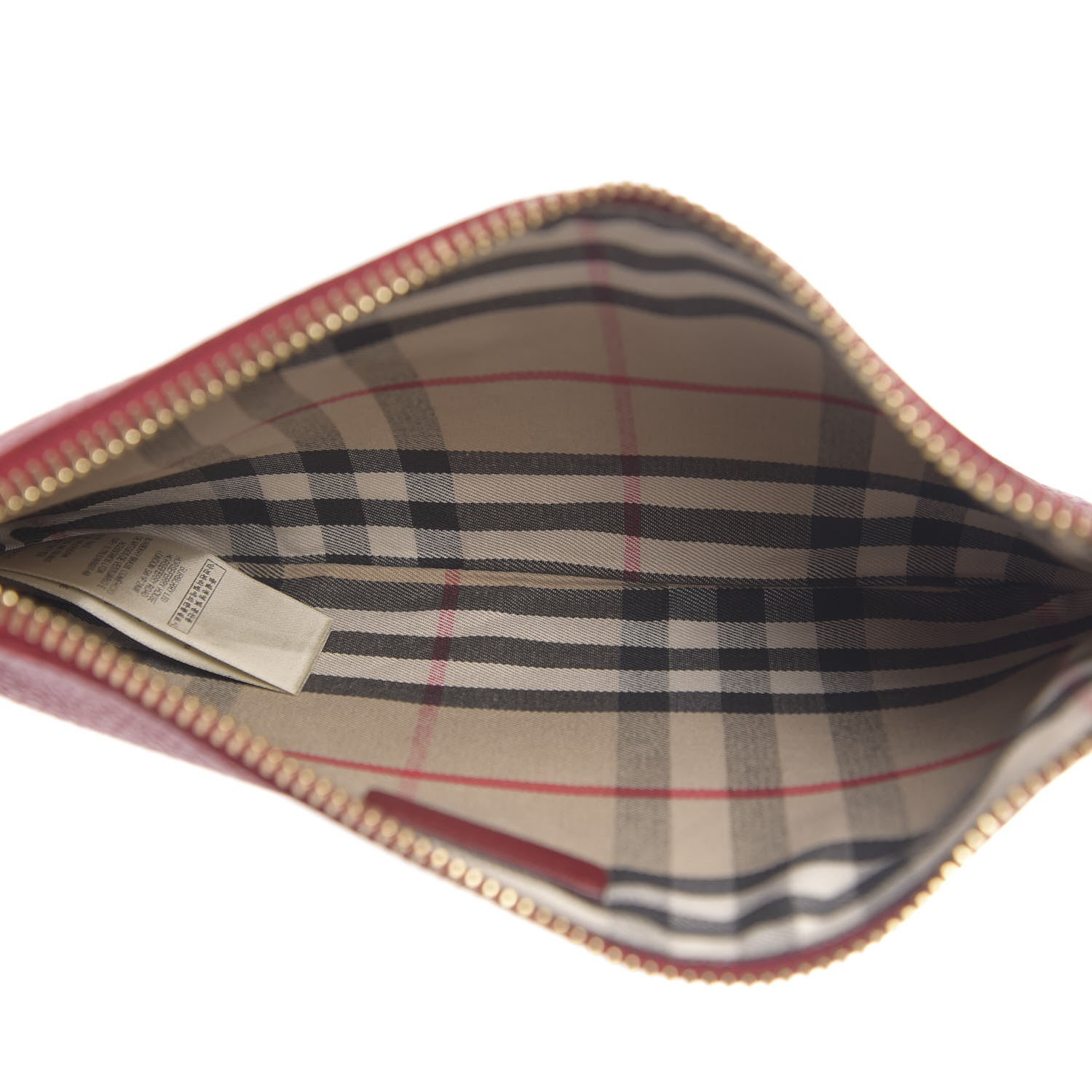 Burberry Signature Grain Calfskin Tassel Peyton Crossbody Clutch Bag Red 4 of 10