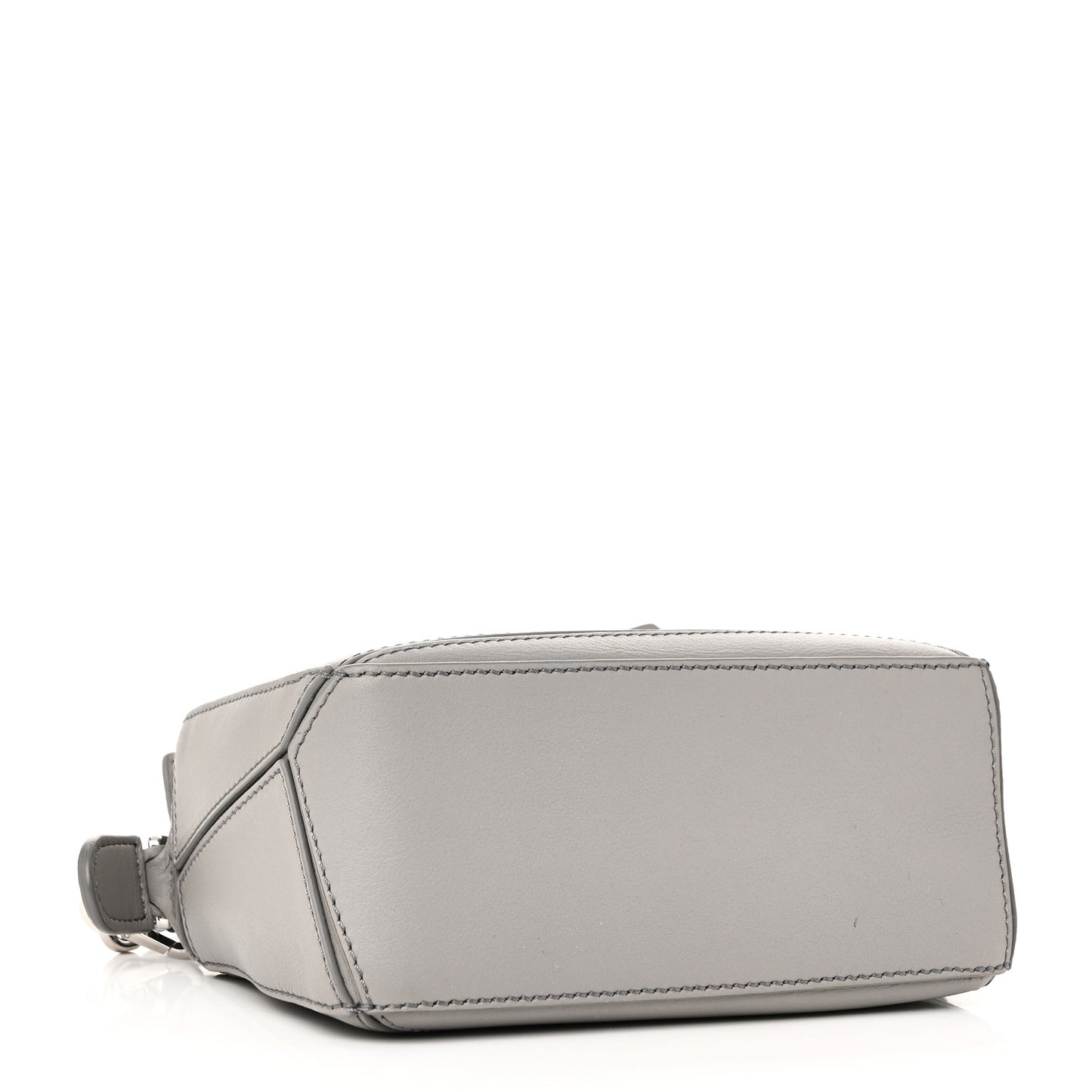 Calfskin Mini Puzzle Bag Pearl Grey
