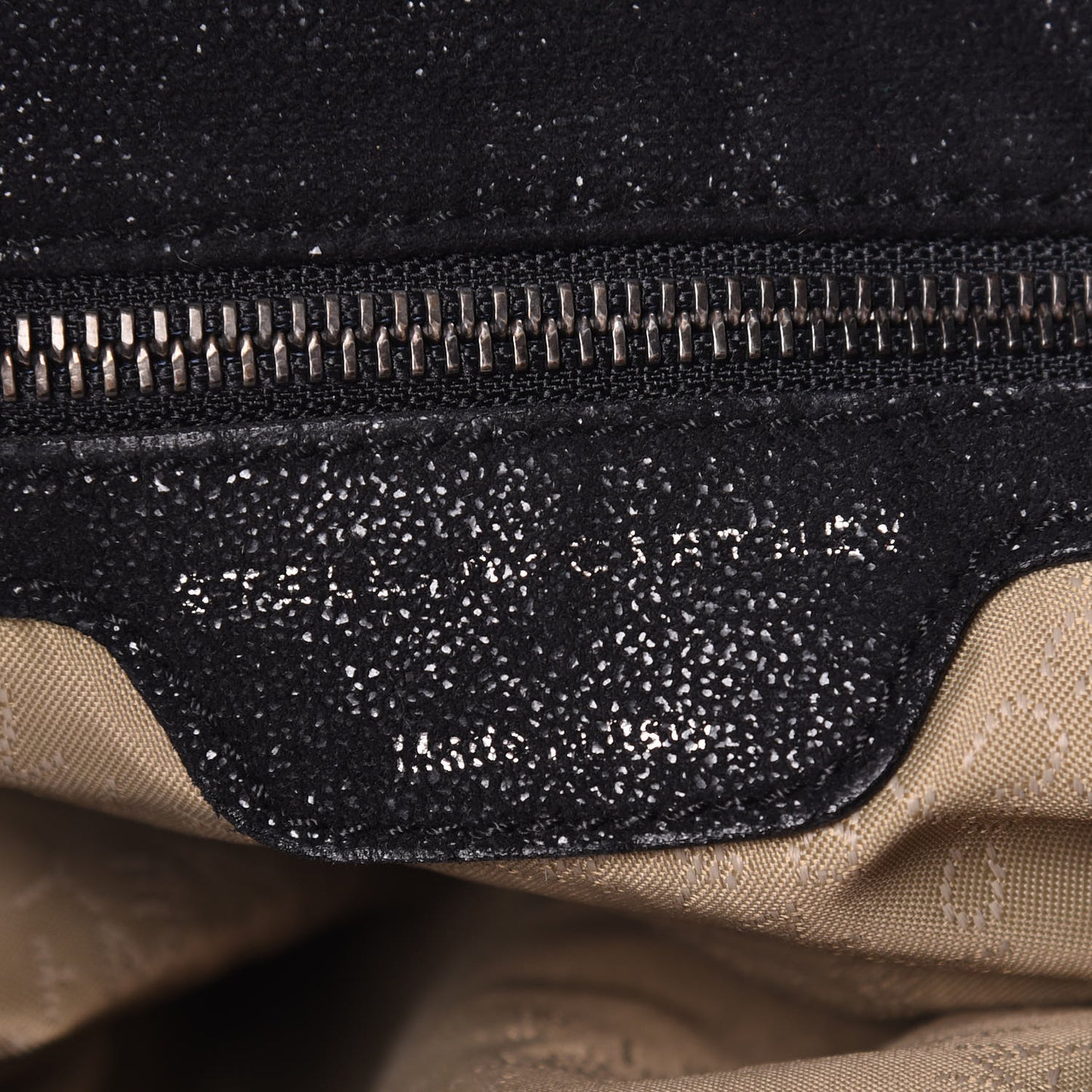 Shaggy Deer Falabella Fold Over Tote Black