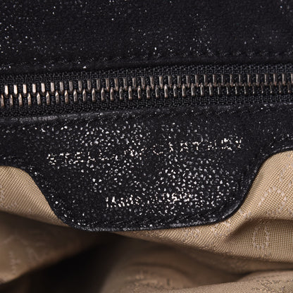 Stella McCartney Shaggy Deer Falabella Fold Over Tote Black 9 of 11