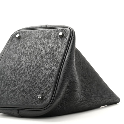 Hermes Taurillon Clemence Picotin Lock 22 MM Black 10 of 10