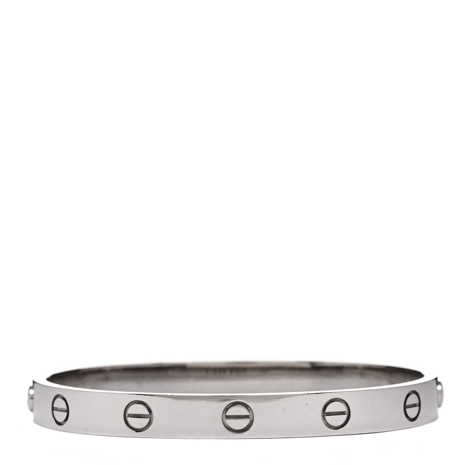 Cartier 18K White Gold LOVE Bracelet 16 2 of 4