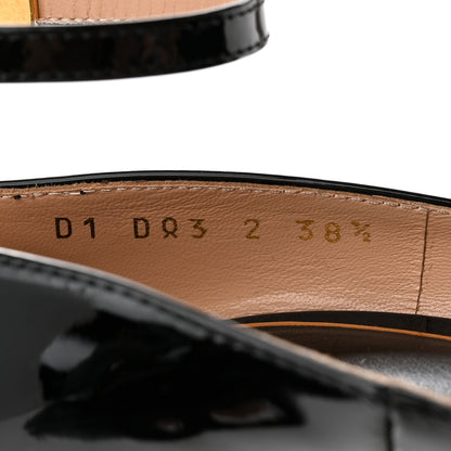 Valentino Garavani Patent Tan-Go 55/155mm Platform Pumps 38.5 Black 8 of 9